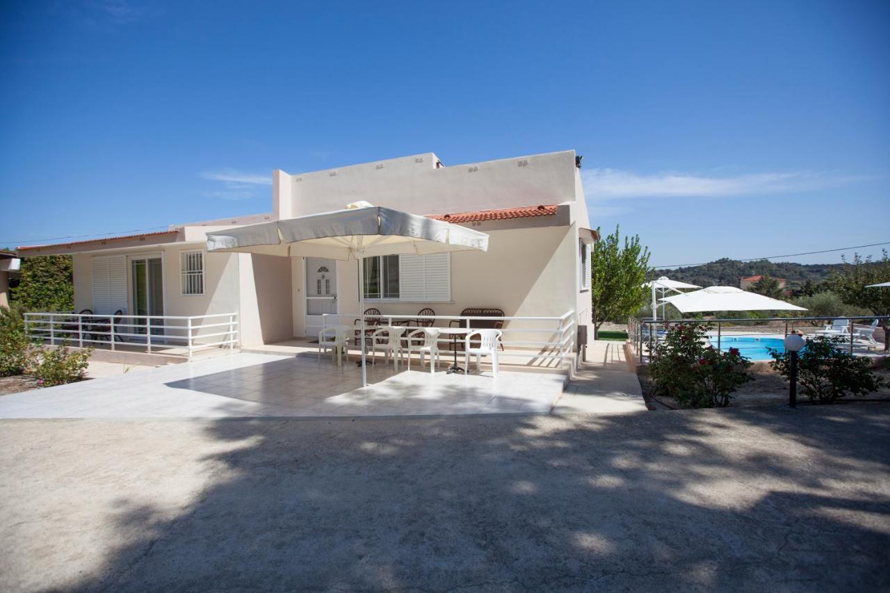 The Olive Grove Villa Private Pool With Star Links Wifi Theologos  Luaran gambar