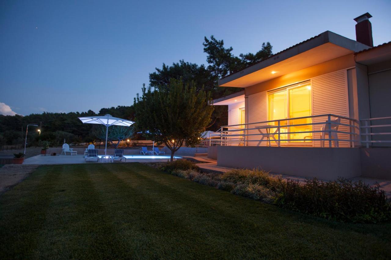 The Olive Grove Villa Private Pool With Star Links Wifi Theologos  Luaran gambar
